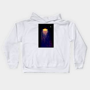 Rainy Day Streetlight Kids Hoodie